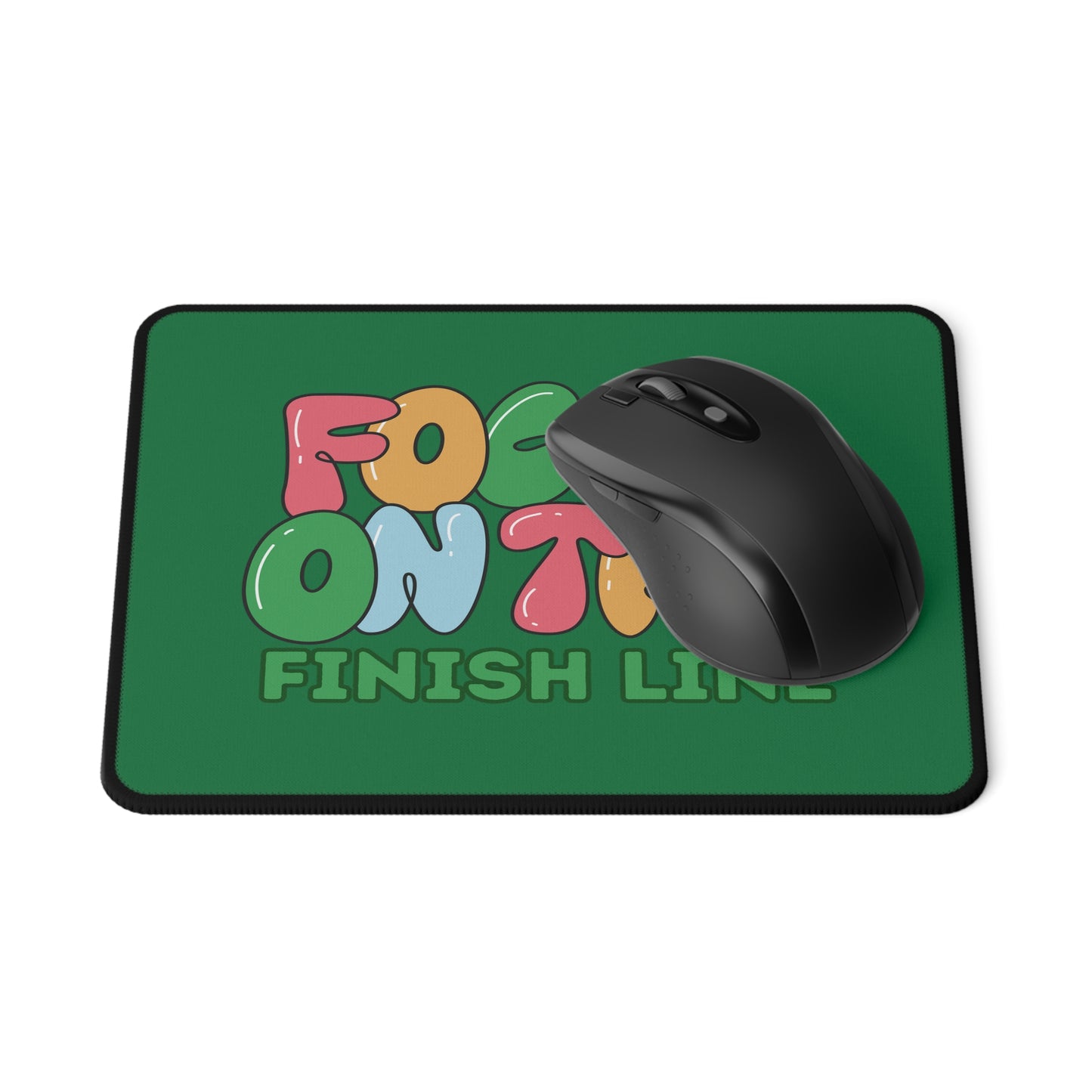 Focus on the Finish Line Non-Slip Gaming Mouse Pad / Mousepad for Runners