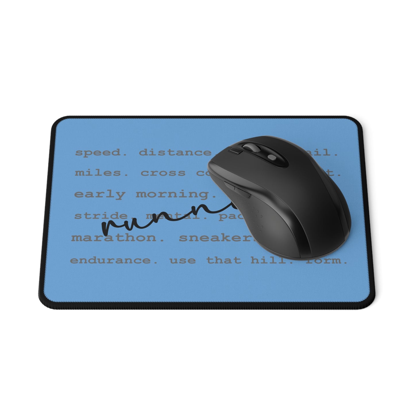 Running Definition Non-Slip Gaming Mouse Pad / Mouse Pad for Runners