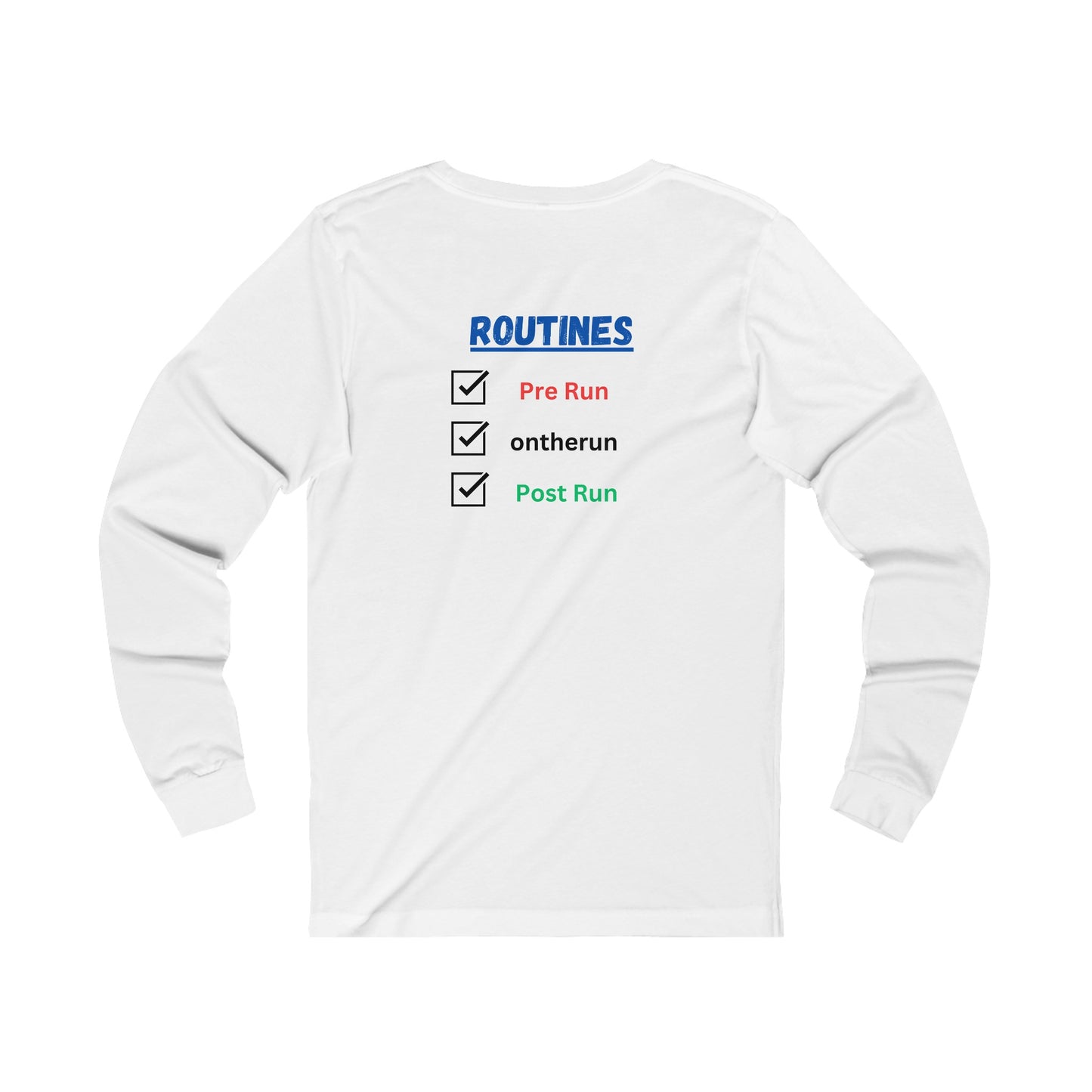 Routines ontherun Unisex Long Sleeve Tee / Long Sleeve Running Tee