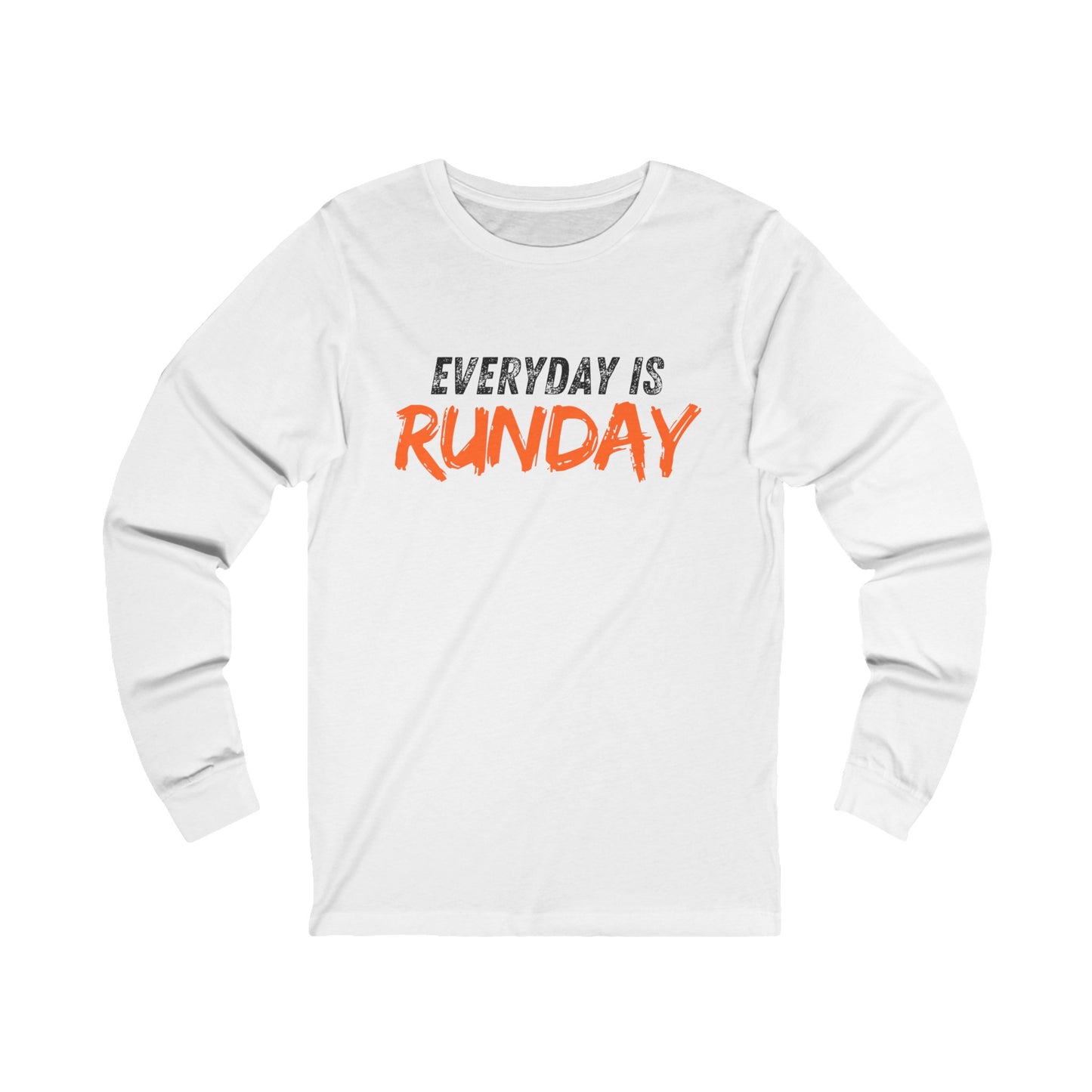 Every Day is Runday Unisex Jersey Long Sleeve Tee / Running Long Sleeve T-Shirt