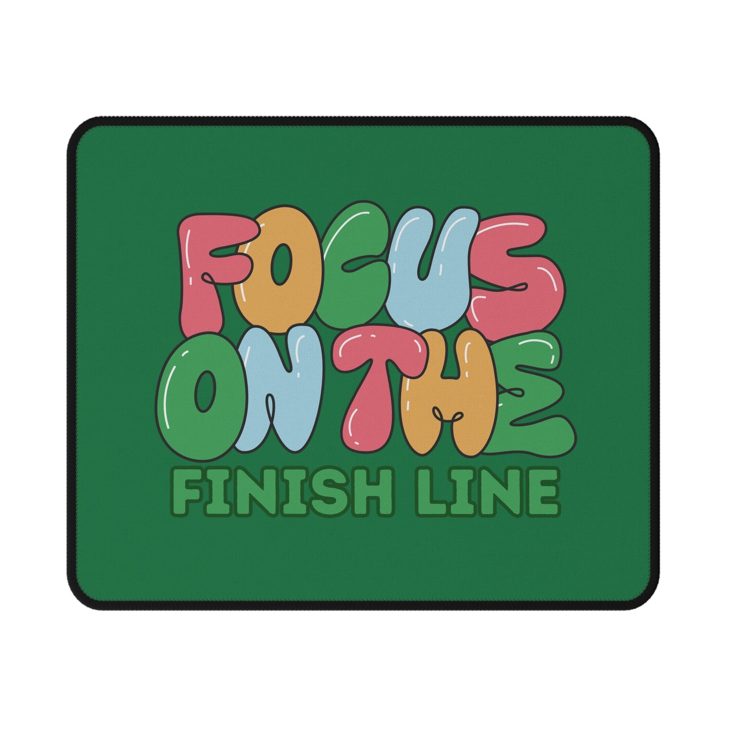 Focus on the Finish Line Non-Slip Gaming Mouse Pad / Mousepad for Runners
