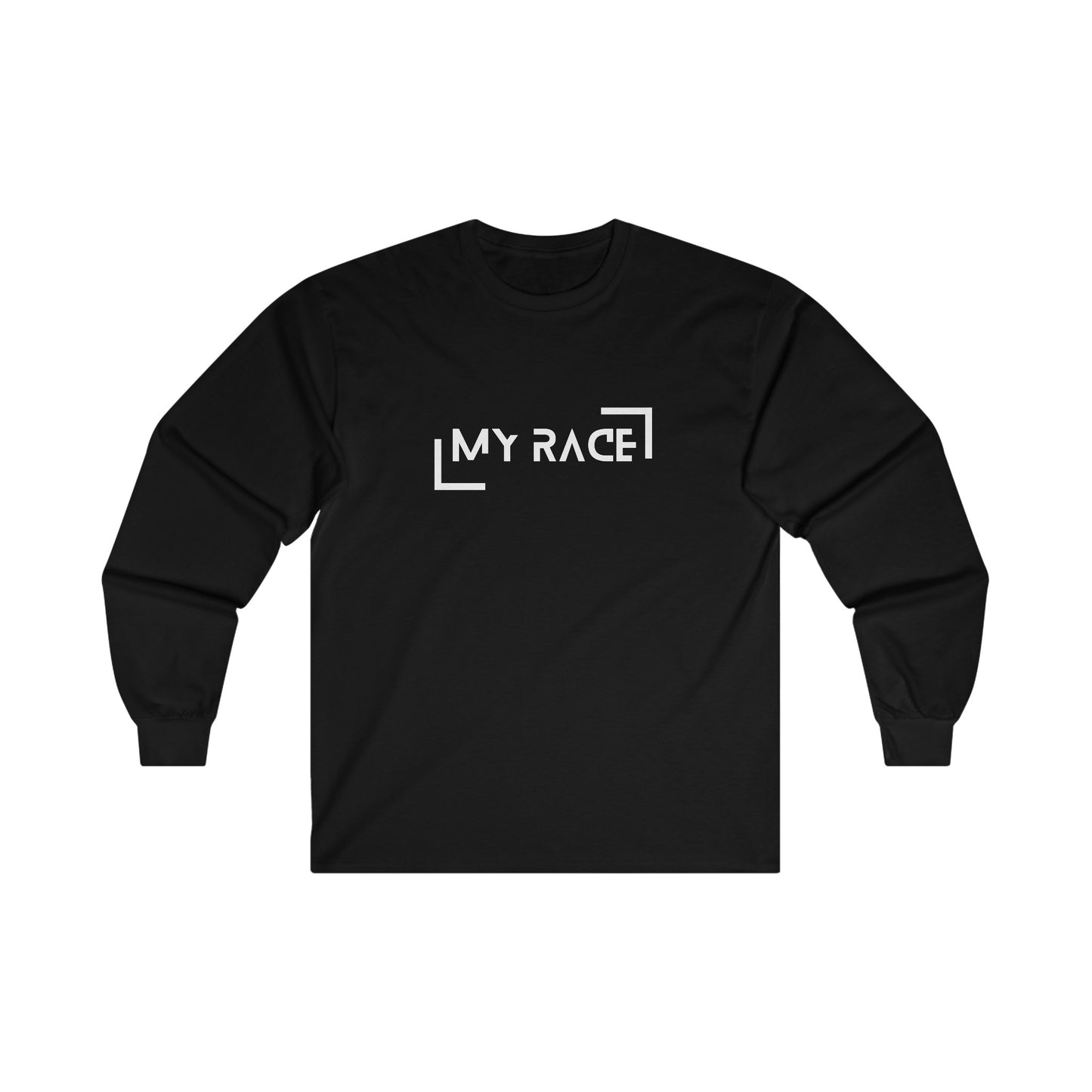 My Race Unisex Ultra Cotton Long Sleeve Tee / My Race Long Sleeve Running T-Shirt