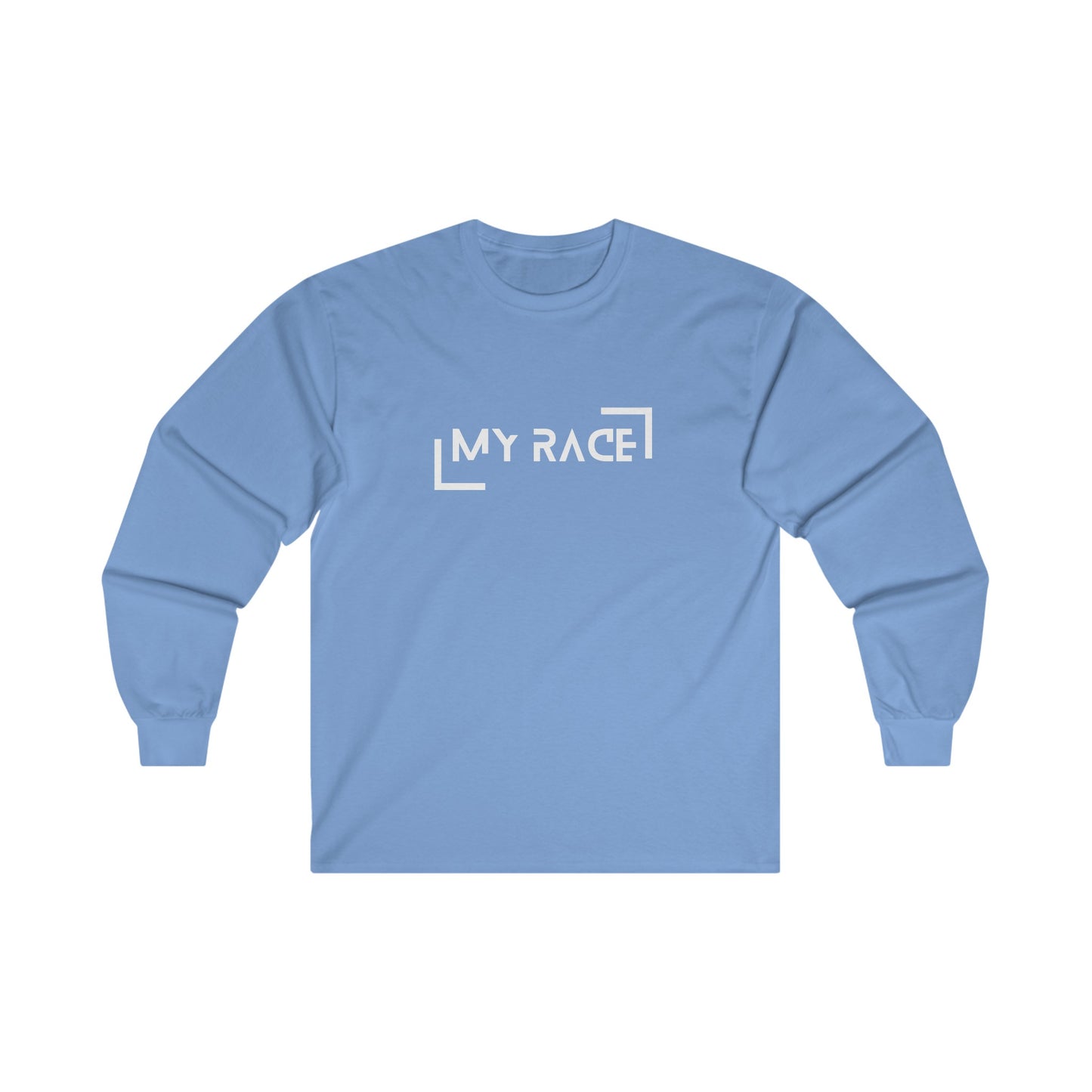 My Race Unisex Ultra Cotton Long Sleeve Tee / My Race Long Sleeve Running T-Shirt