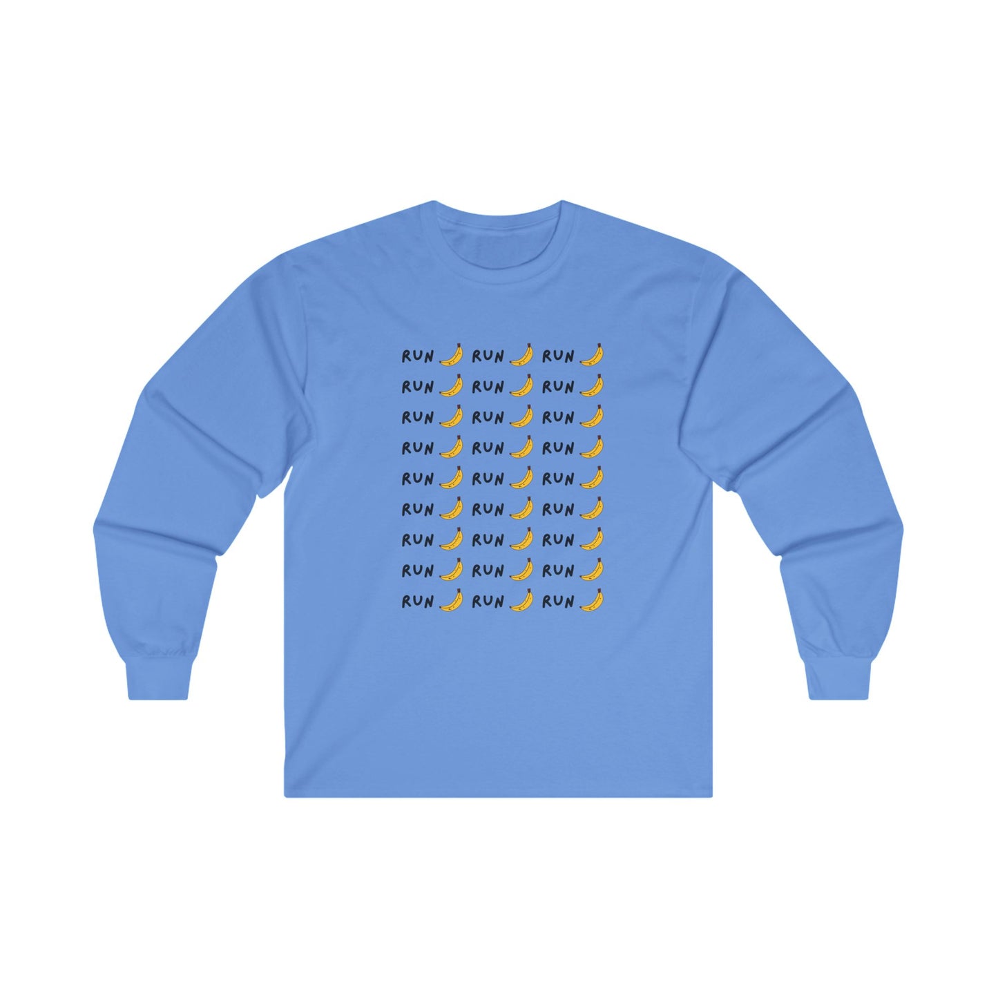 Run Banana Unisex Long Sleeve Tee / Long Sleeve Running T-Shirt