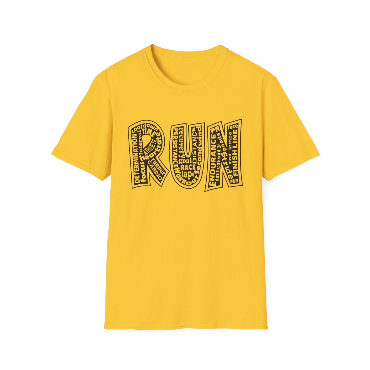 RUN Unisex Softstyle T-Shirt / Unisex Running T-Shirt