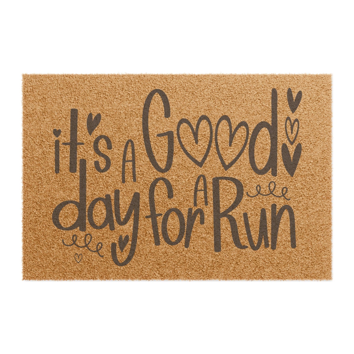 It's a Good Day for a Run Doormat / Running Doormat