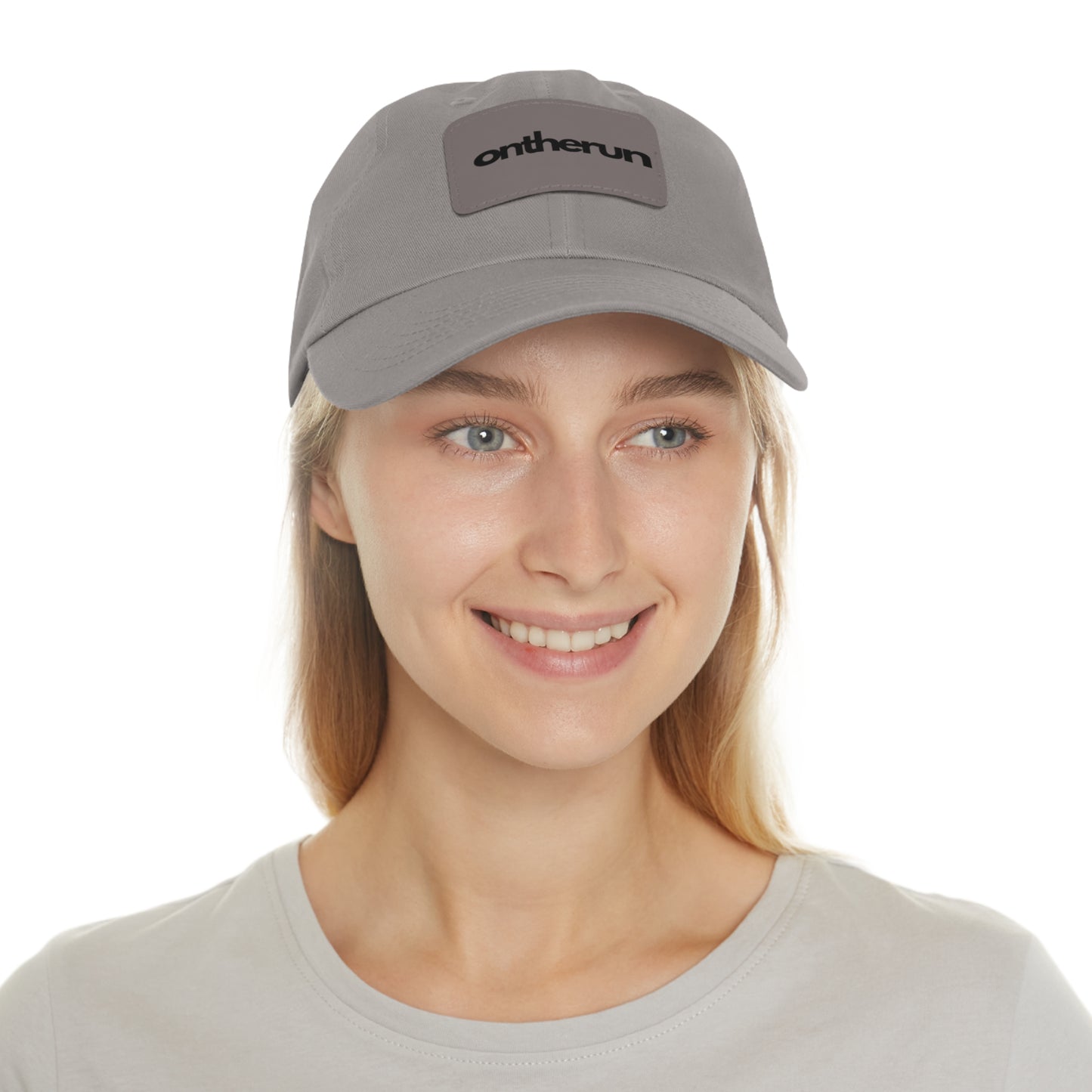 ontherun Hat with Leather Patch (Rectangle) / ontherun Hat