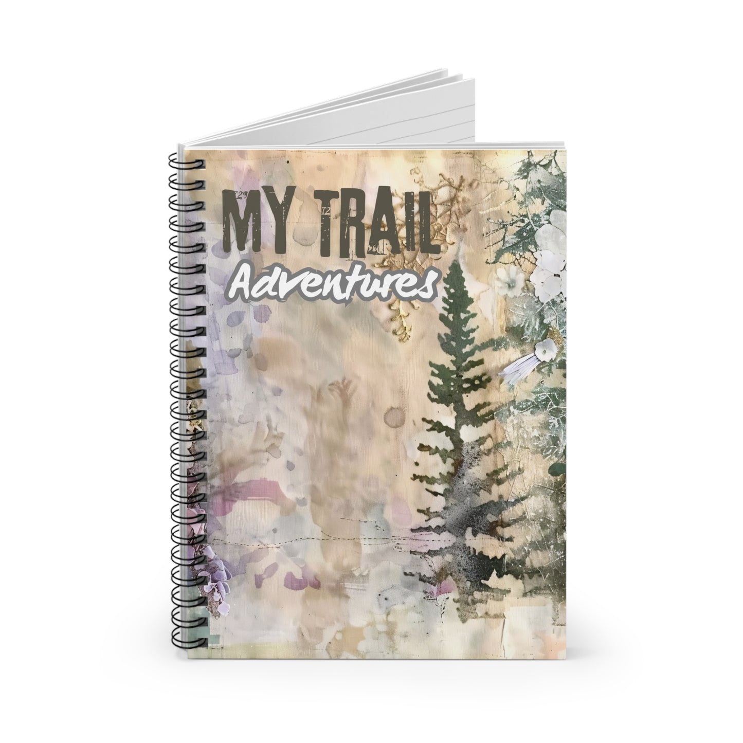 My Trail Adventures Spiral Notebook / Nature-Inspired Journal for Outdoor Enthusiasts / Trail Runners Journal