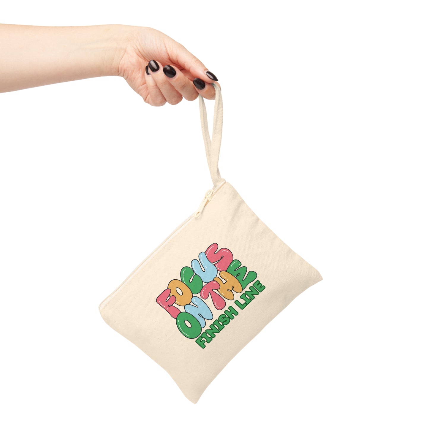 Focus on the Finish Line Accessory Zipper Pouch / Runner's Zipper Pouch
