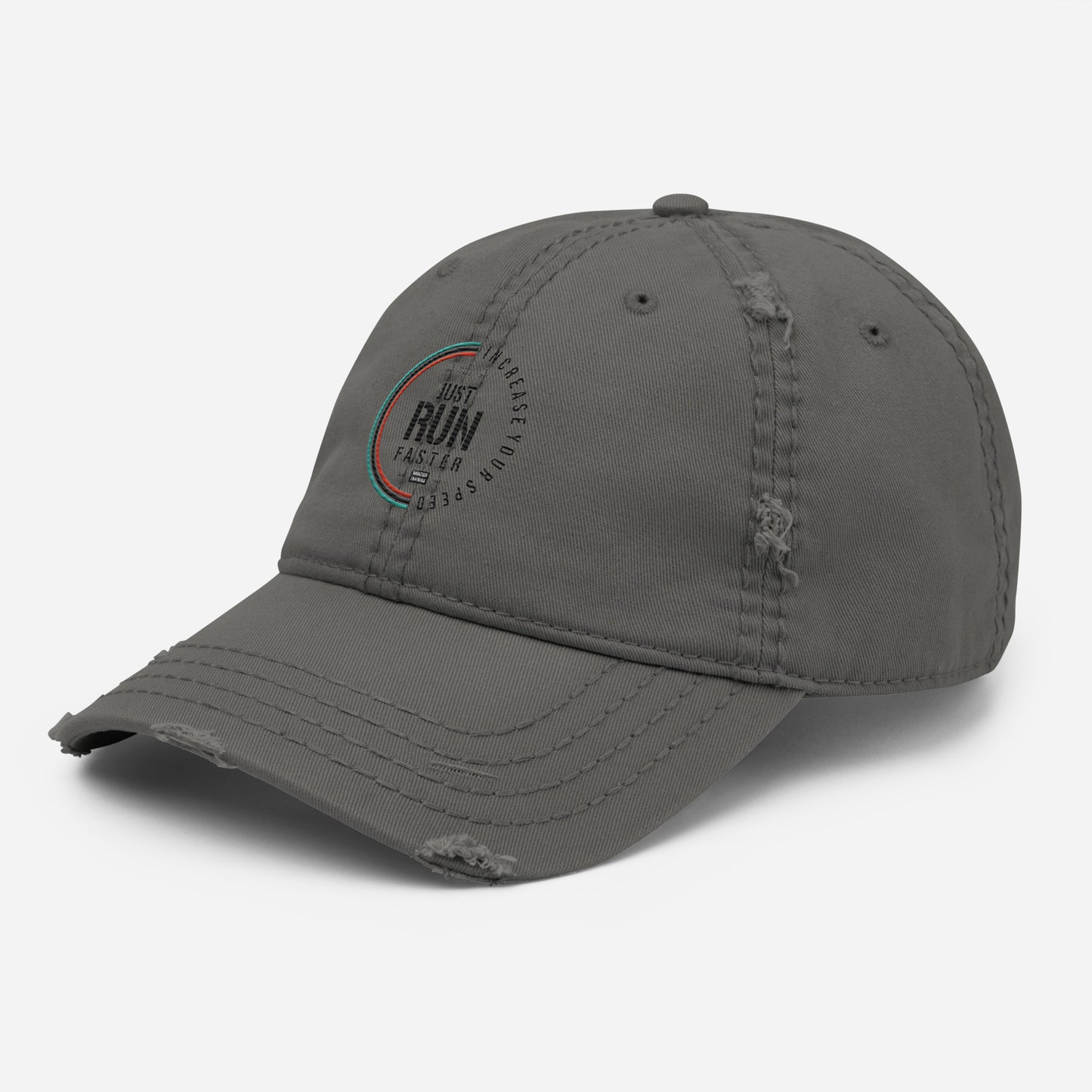Just Run Distressed Hat / Distressed Running Hat