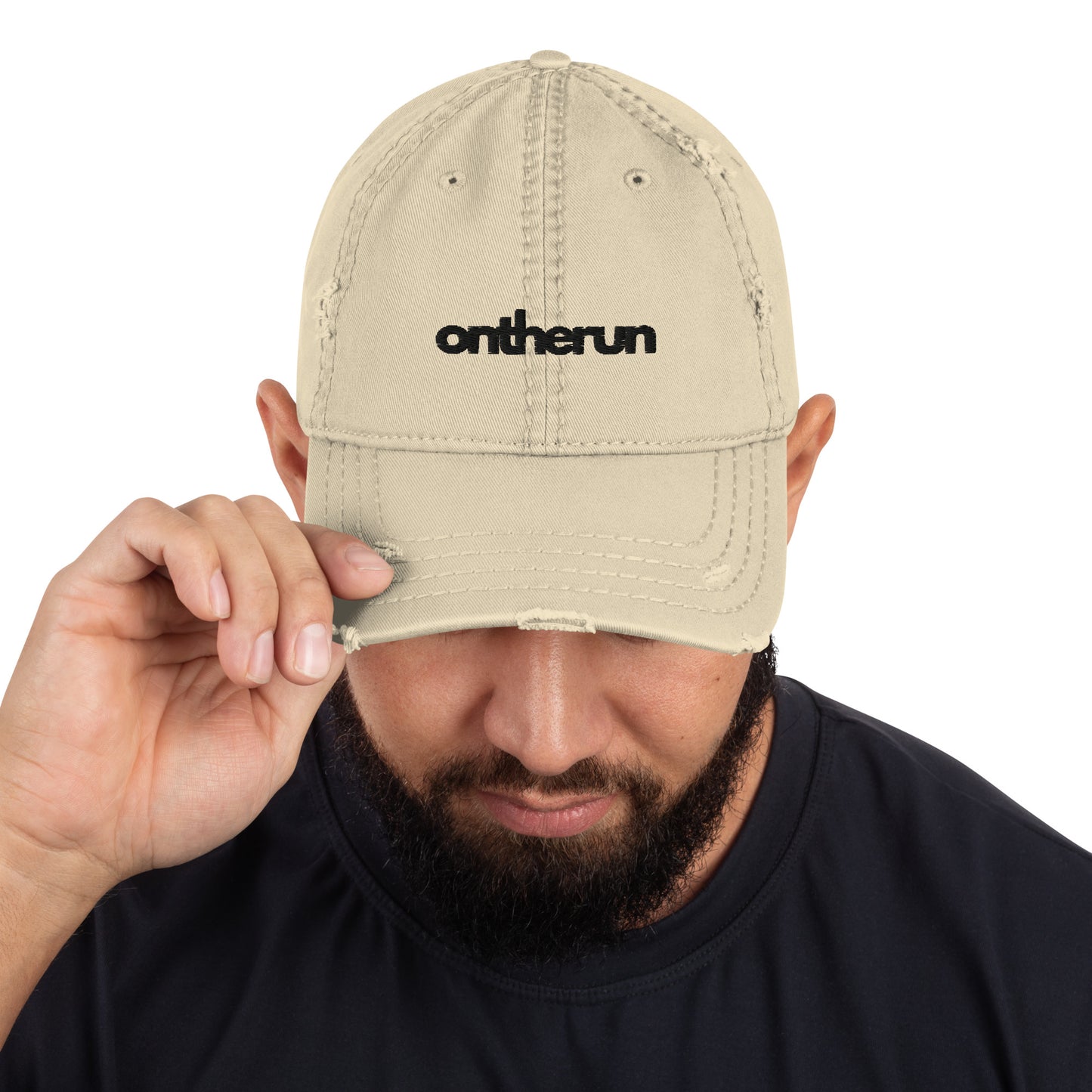 ontherun Distressed Hat / ontherun Running Hat