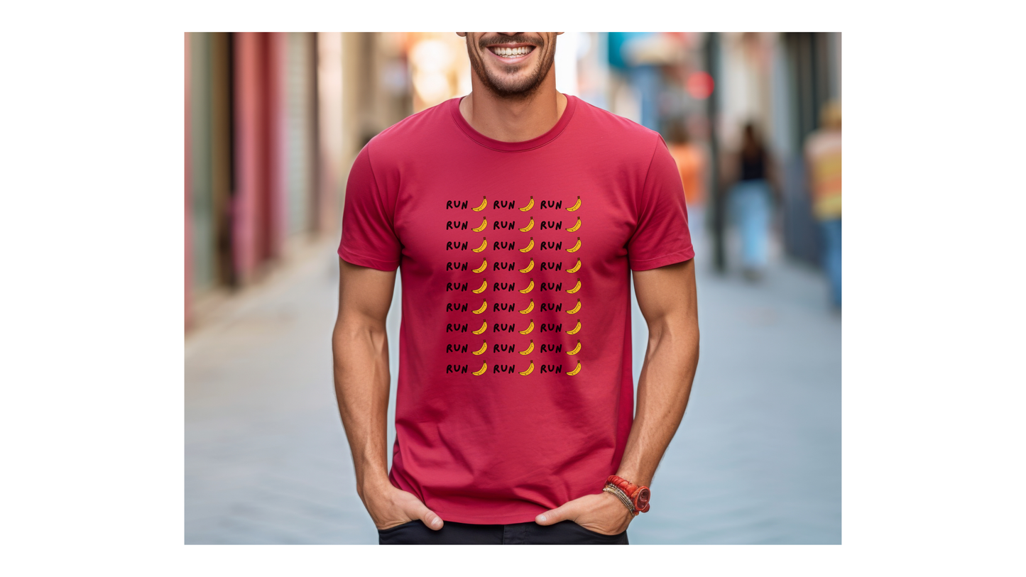 Run Banana Unisex Softstyle T-Shirt / Running T-Shirt