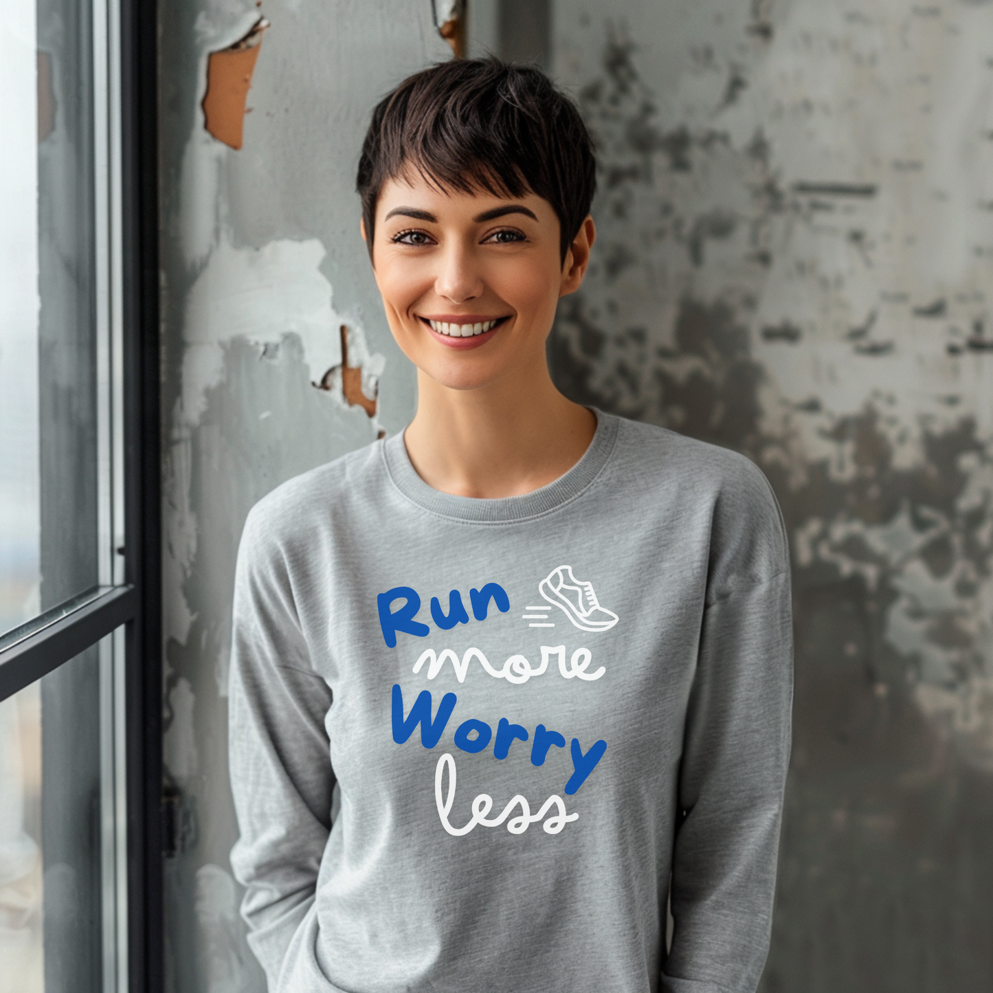 Run More Unisex Ultra Cotton Long Sleeve Tee / Long Sleeve Running T-Shirt