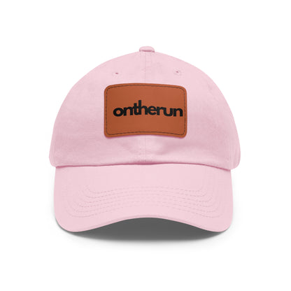 ontherun Hat with Leather Patch (Rectangle) / ontherun Hat