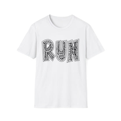 RUN Unisex Softstyle T-Shirt / Unisex Running T-Shirt