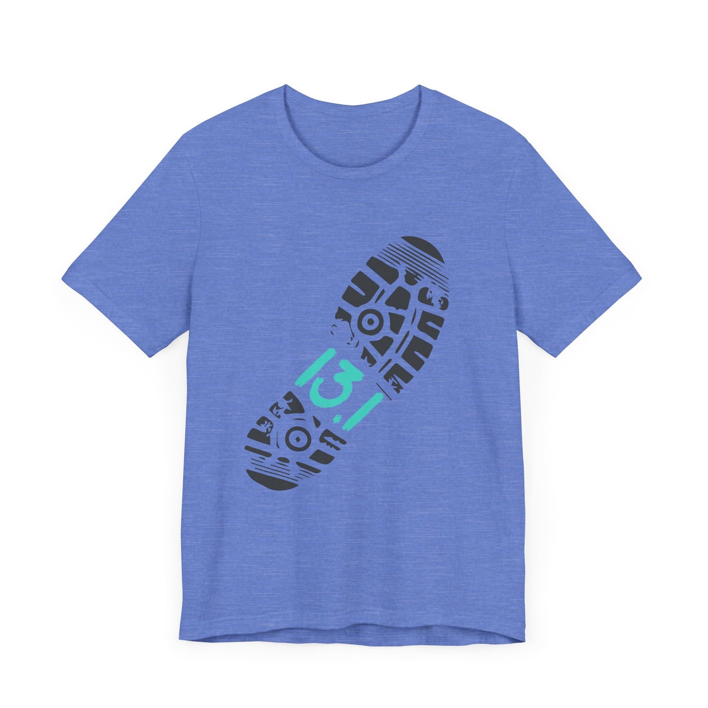 13.1 Footprint T-Shirt / Half Marathon Running T-Shirt