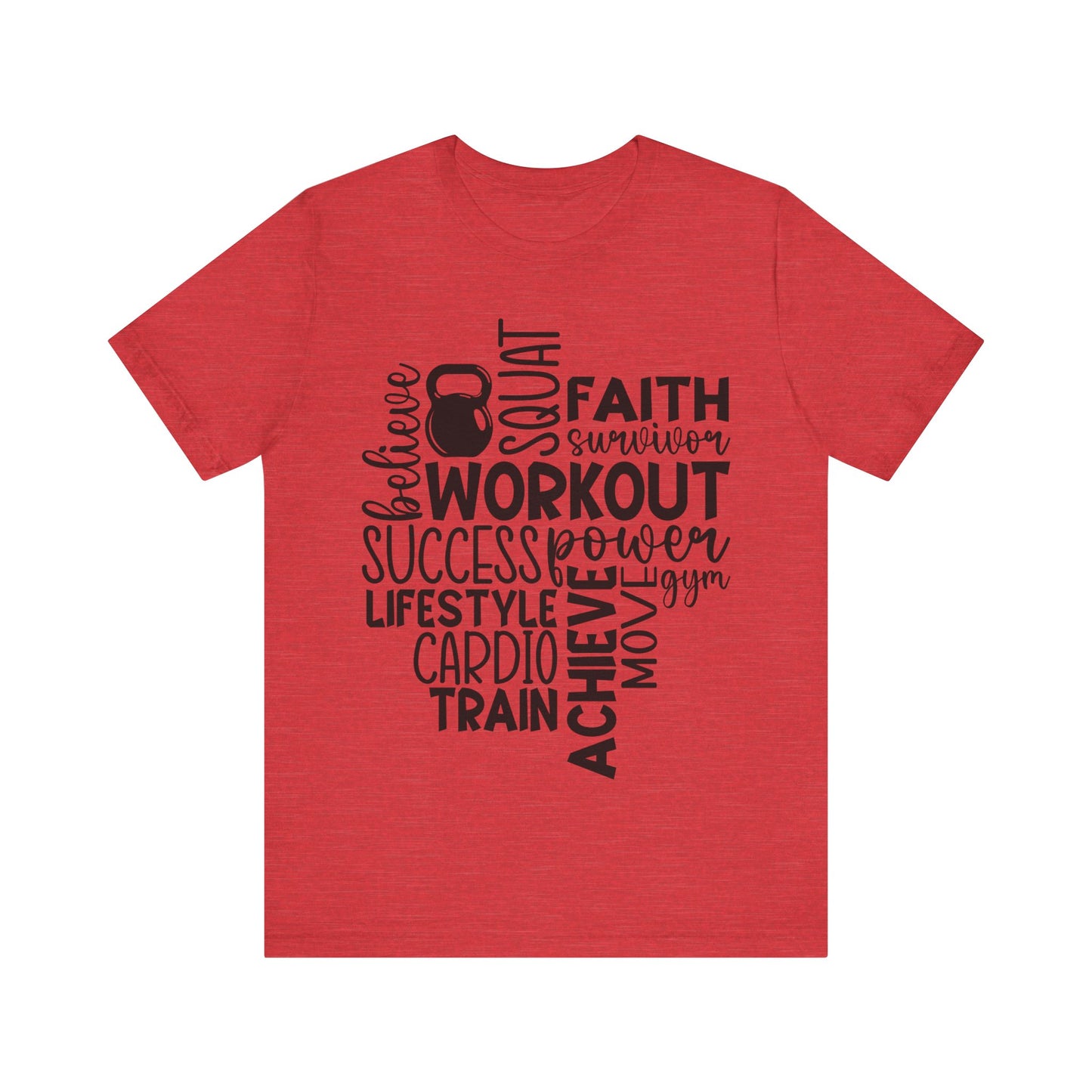 Workout Unisex Jersey Short Sleeve Tee / ontherun T-Shirt