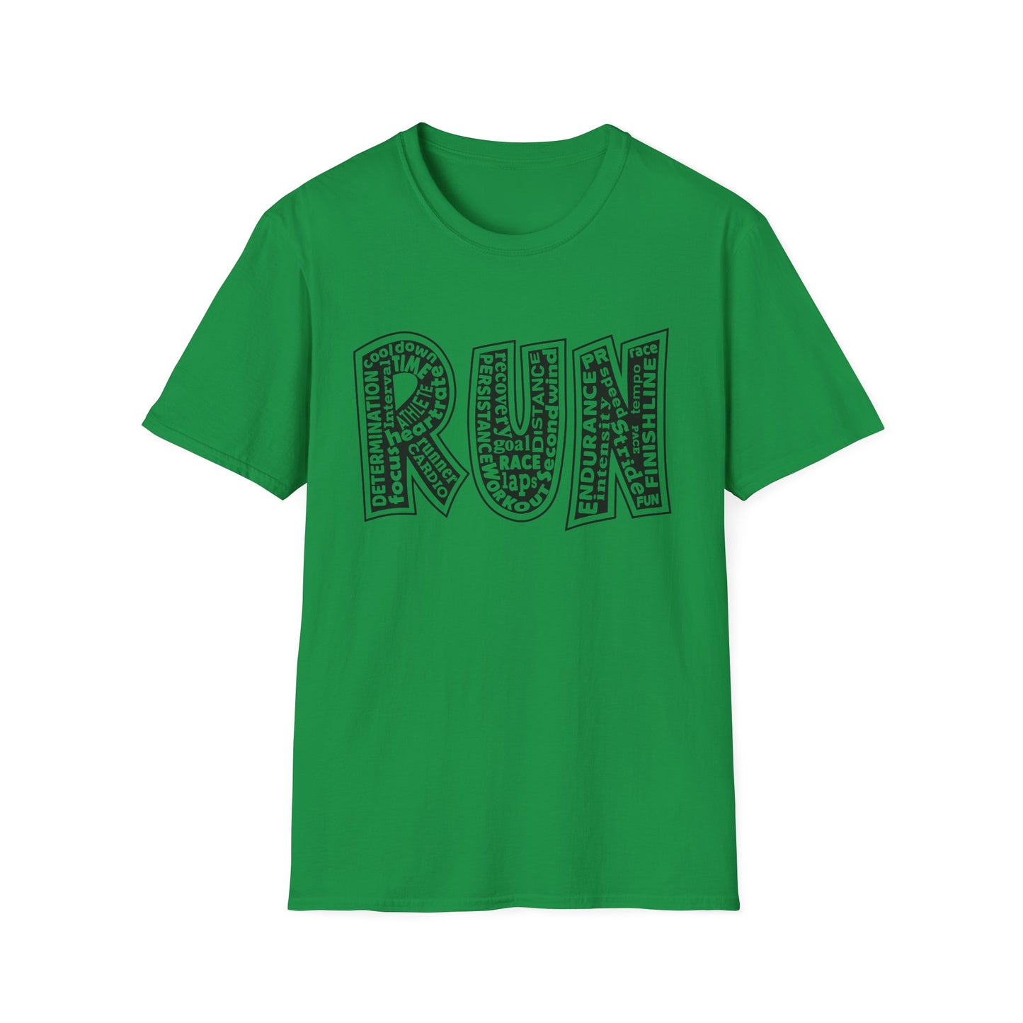 RUN Unisex Softstyle T-Shirt / Unisex Running T-Shirt