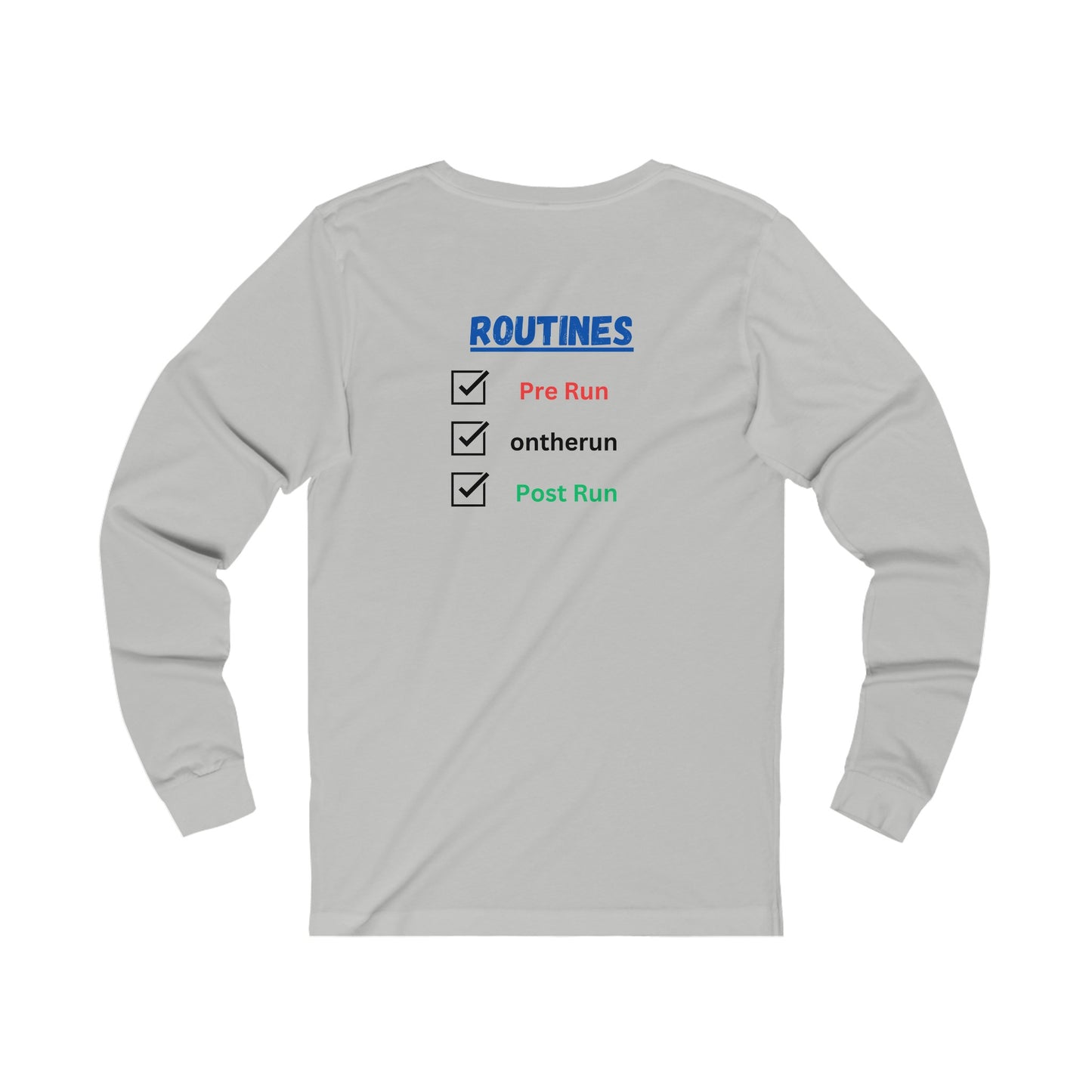 Routines ontherun Unisex Long Sleeve Tee / Long Sleeve Running Tee