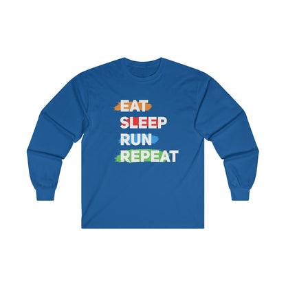 Eat Sleep Run Repeat Long Sleeve T-Shirt / Running Long Sleeve T-Shirt