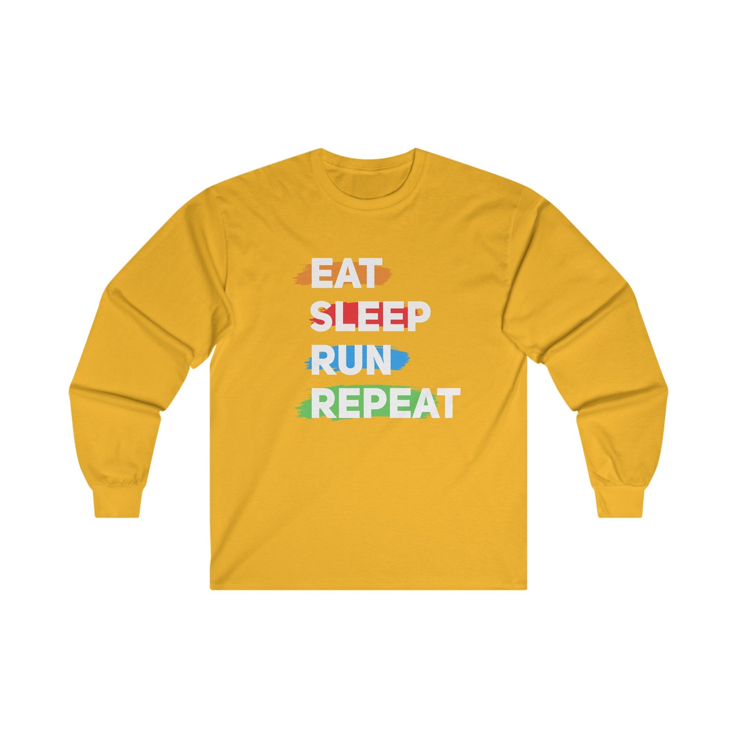 Eat Sleep Run Repeat Long Sleeve T-Shirt / Running Long Sleeve T-Shirt