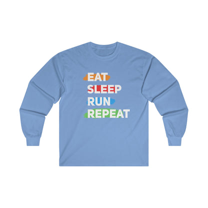 Eat Sleep Run Repeat Long Sleeve T-Shirt / Running Long Sleeve T-Shirt