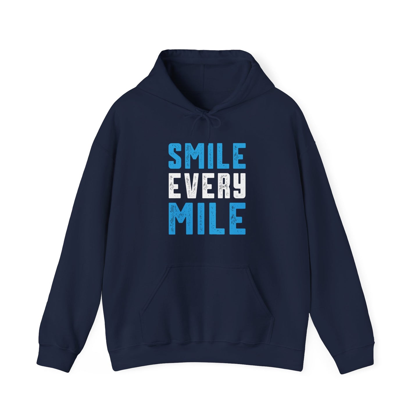 Smile Every Mile Unisex Heavy Blend Hooded Sweatshirt / Running Hoodie