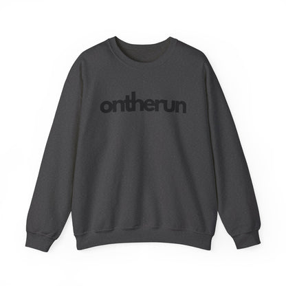 ontherun Unisex Heavy Blend Crewneck Sweatshirt / Running Sweatshirt