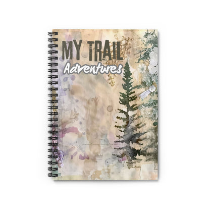 My Trail Adventures Spiral Notebook / Nature-Inspired Journal for Outdoor Enthusiasts / Trail Runners Journal