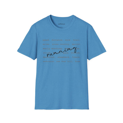 Running Unisex Softstyle T-Shirt / Running Words T-Shirt