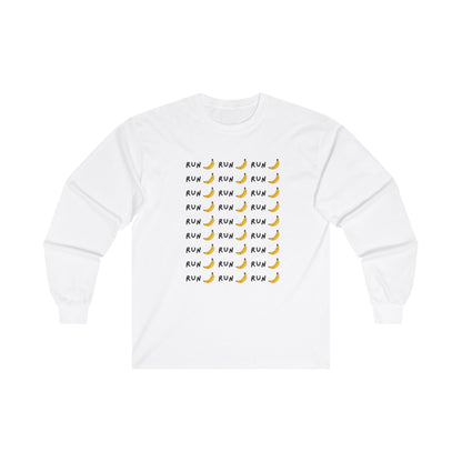 Run Banana Unisex Long Sleeve Tee / Long Sleeve Running T-Shirt