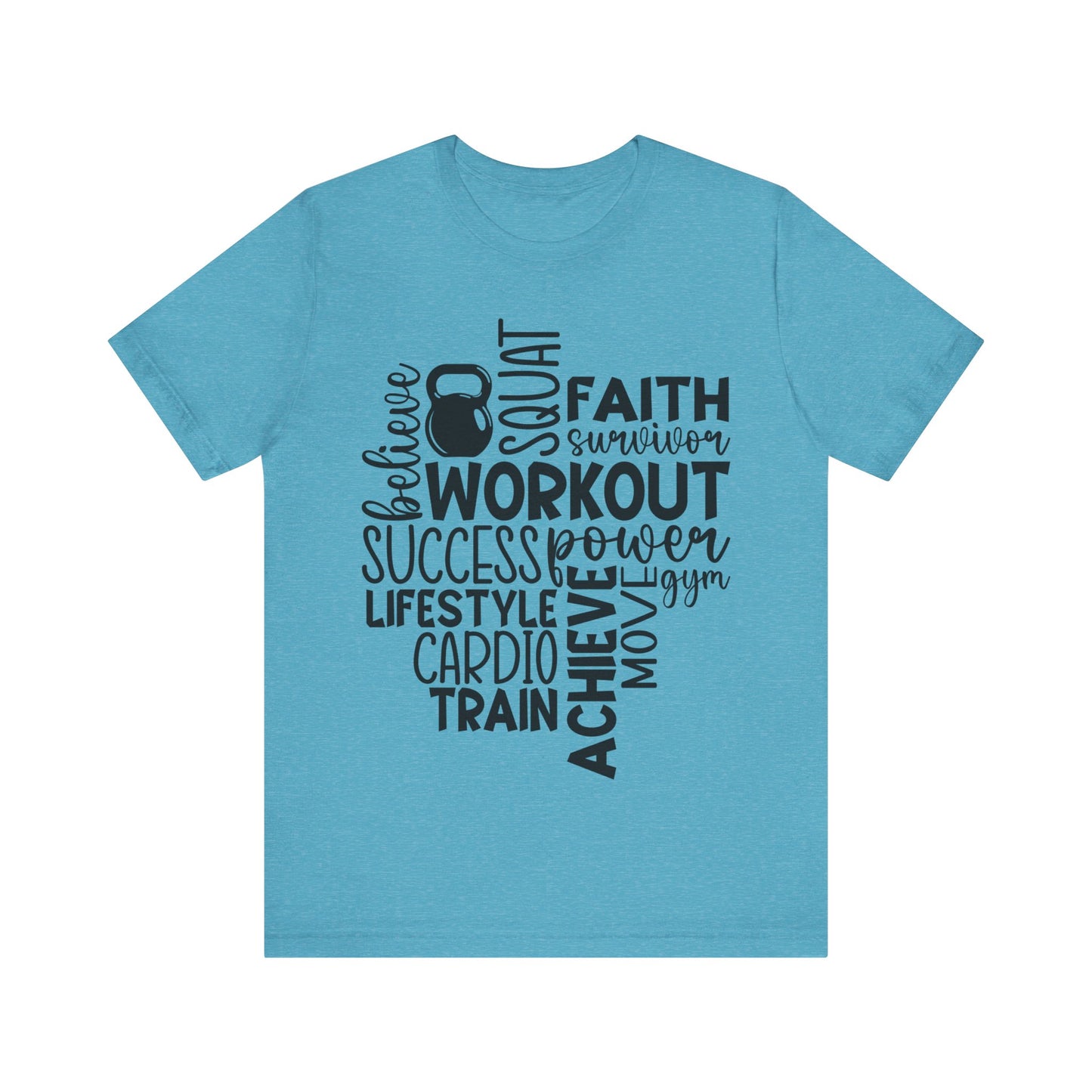 Workout Unisex Jersey Short Sleeve Tee / ontherun T-Shirt