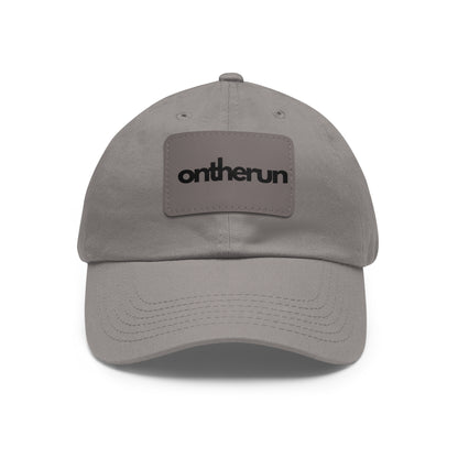 ontherun Hat with Leather Patch (Rectangle) / ontherun Hat