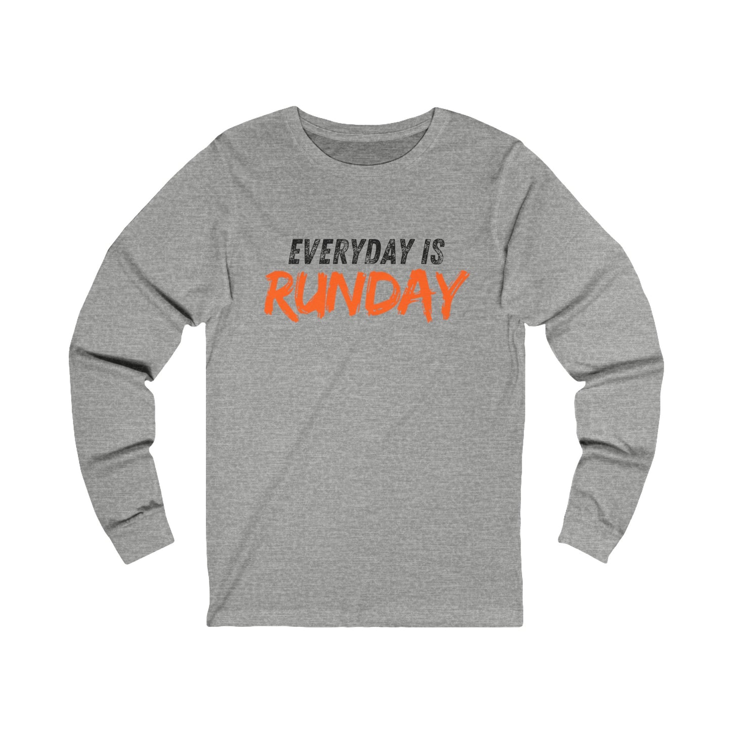 Every Day is Runday Unisex Jersey Long Sleeve Tee / Running Long Sleeve T-Shirt