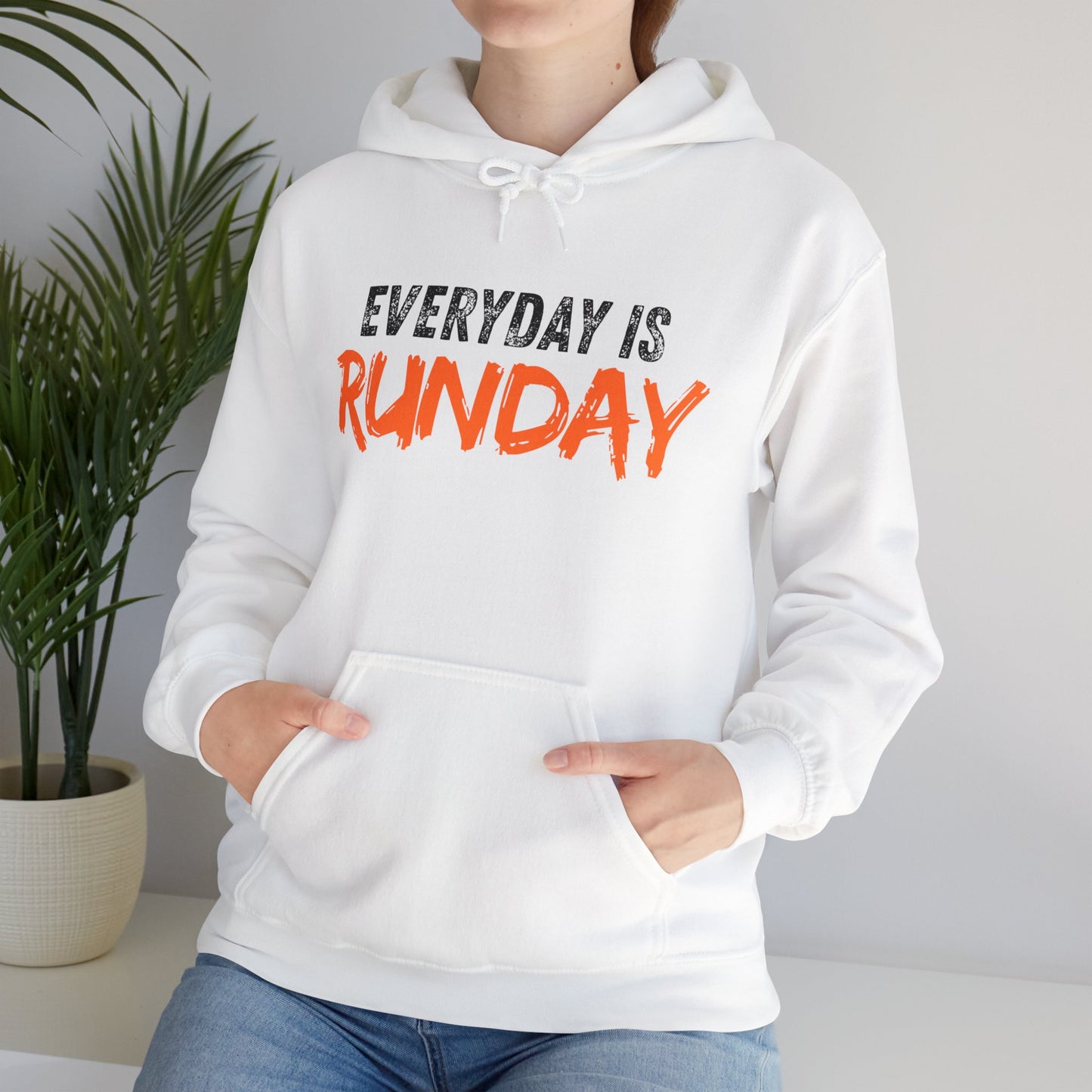 Everyday is Runday Unisex Heavy Blend Hooded Sweatshirt / Running Hoodie