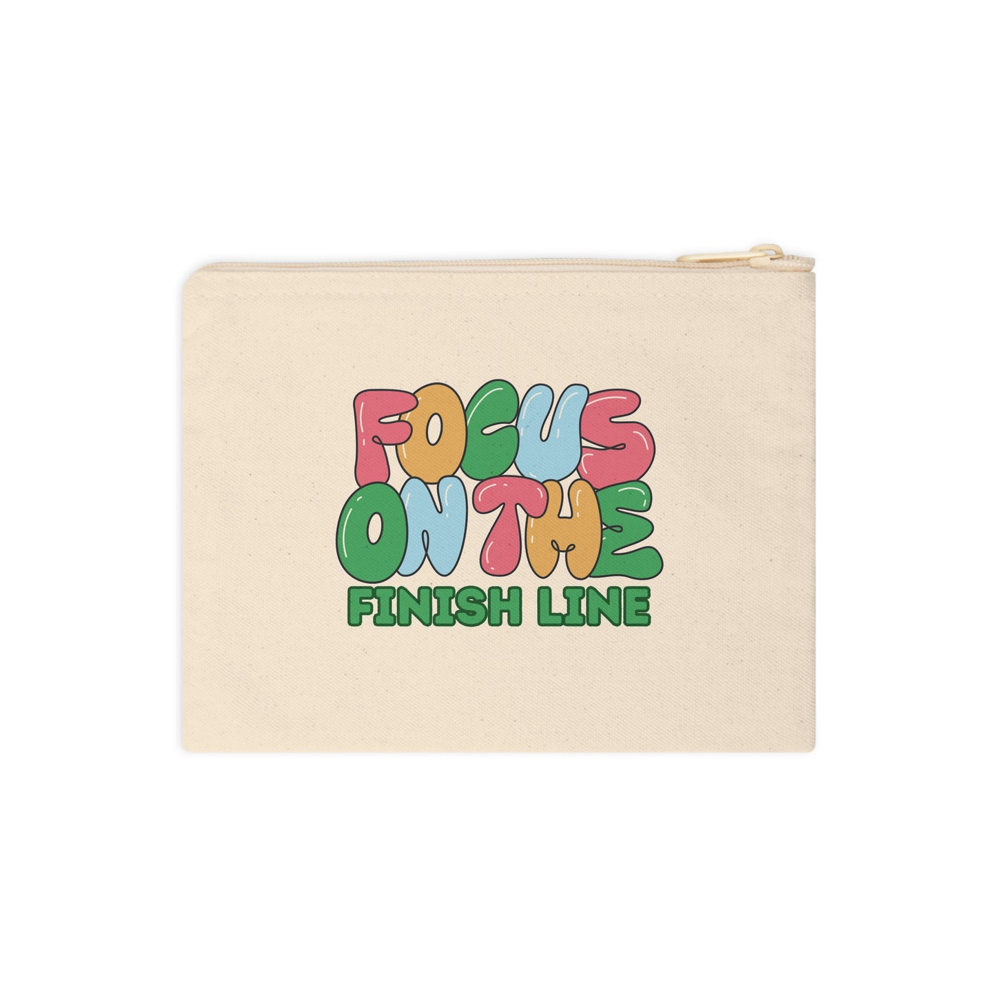 Focus on the Finish Line Accessory Zipper Pouch / Runner's Zipper Pouch