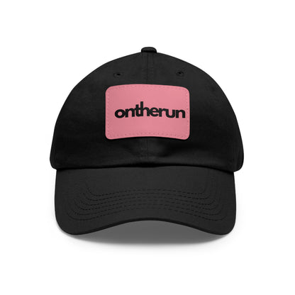 ontherun Hat with Leather Patch (Rectangle) / ontherun Hat