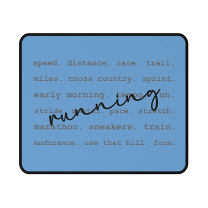 Running Definition Non-Slip Gaming Mouse Pad / Mouse Pad for Runners