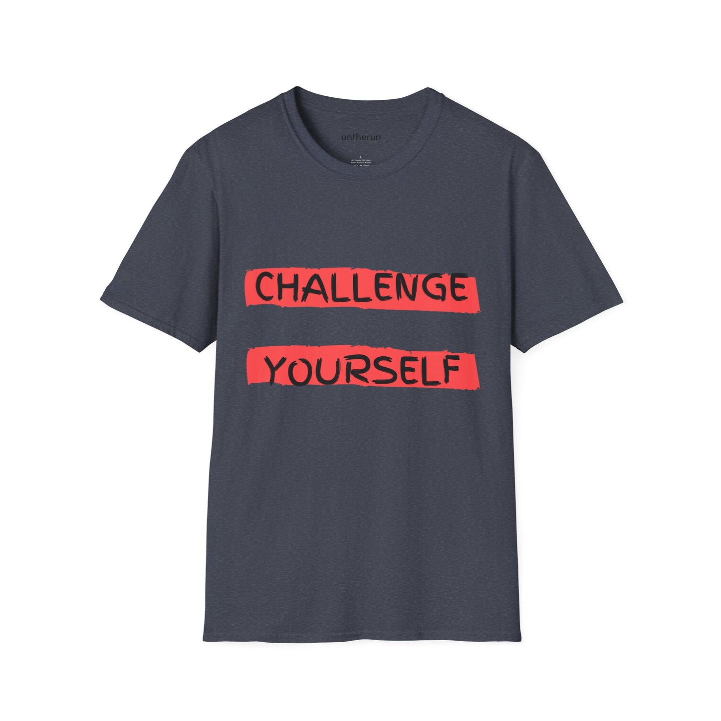 Challenge Yoursel Unisex Softstyle T-Shirt / Running T-Shirt