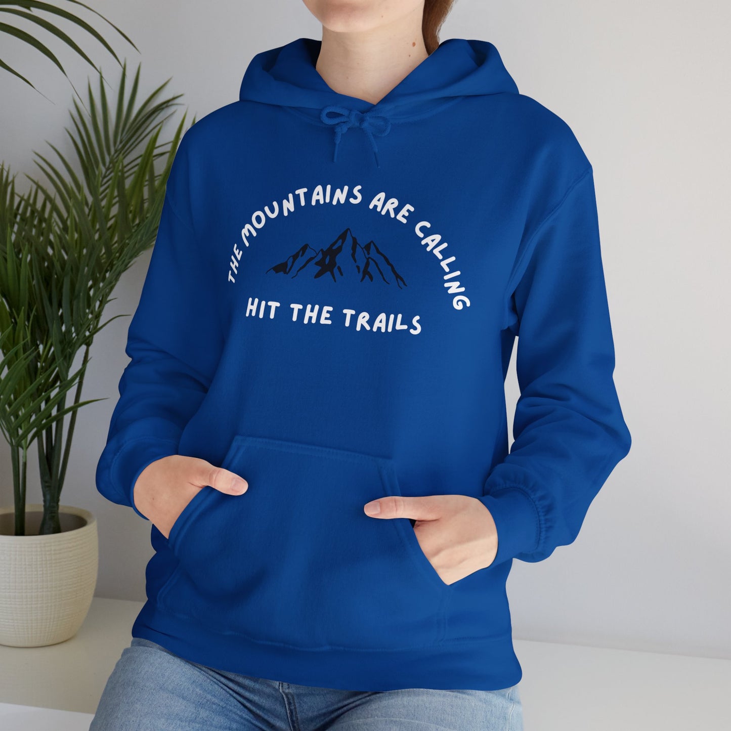 Hit the Trails Unisex Heavy Blend Hooded Sweatshirt / Trail Running Hoodie