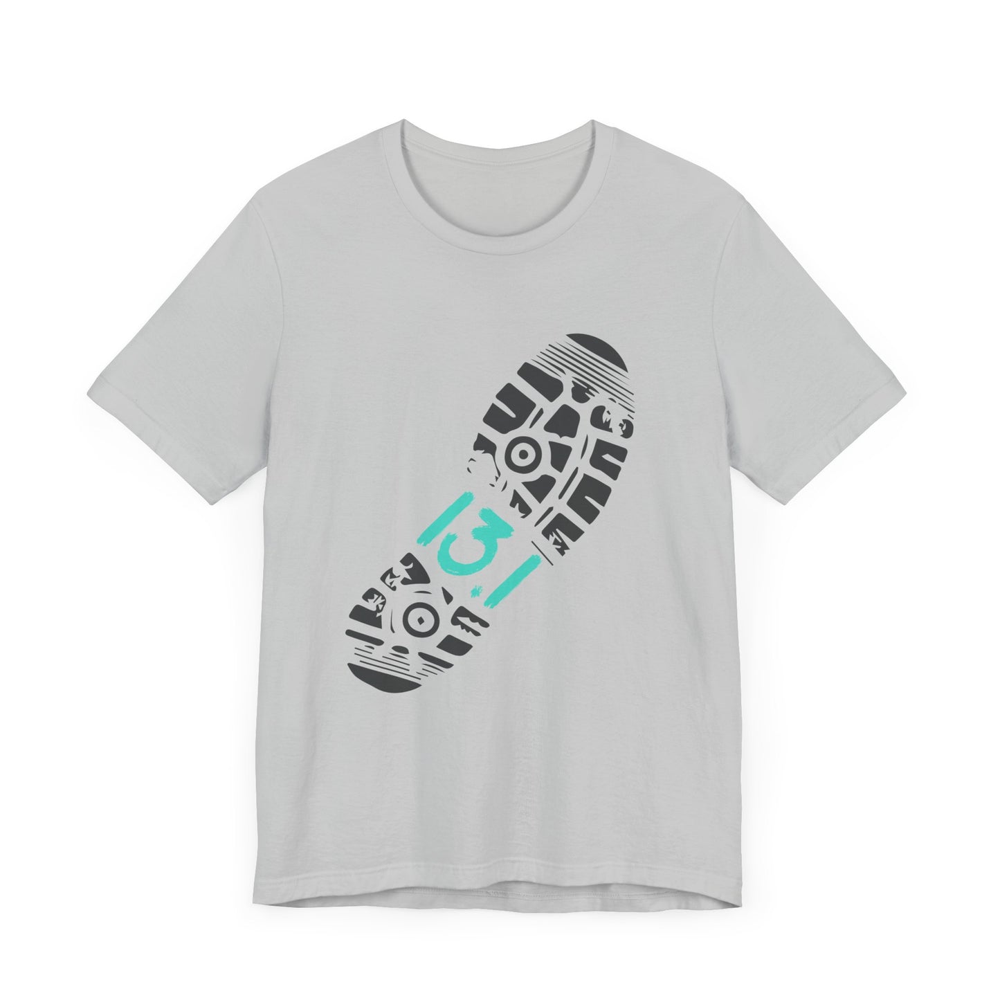 13.1 Footprint T-Shirt / Half Marathon Running T-Shirt