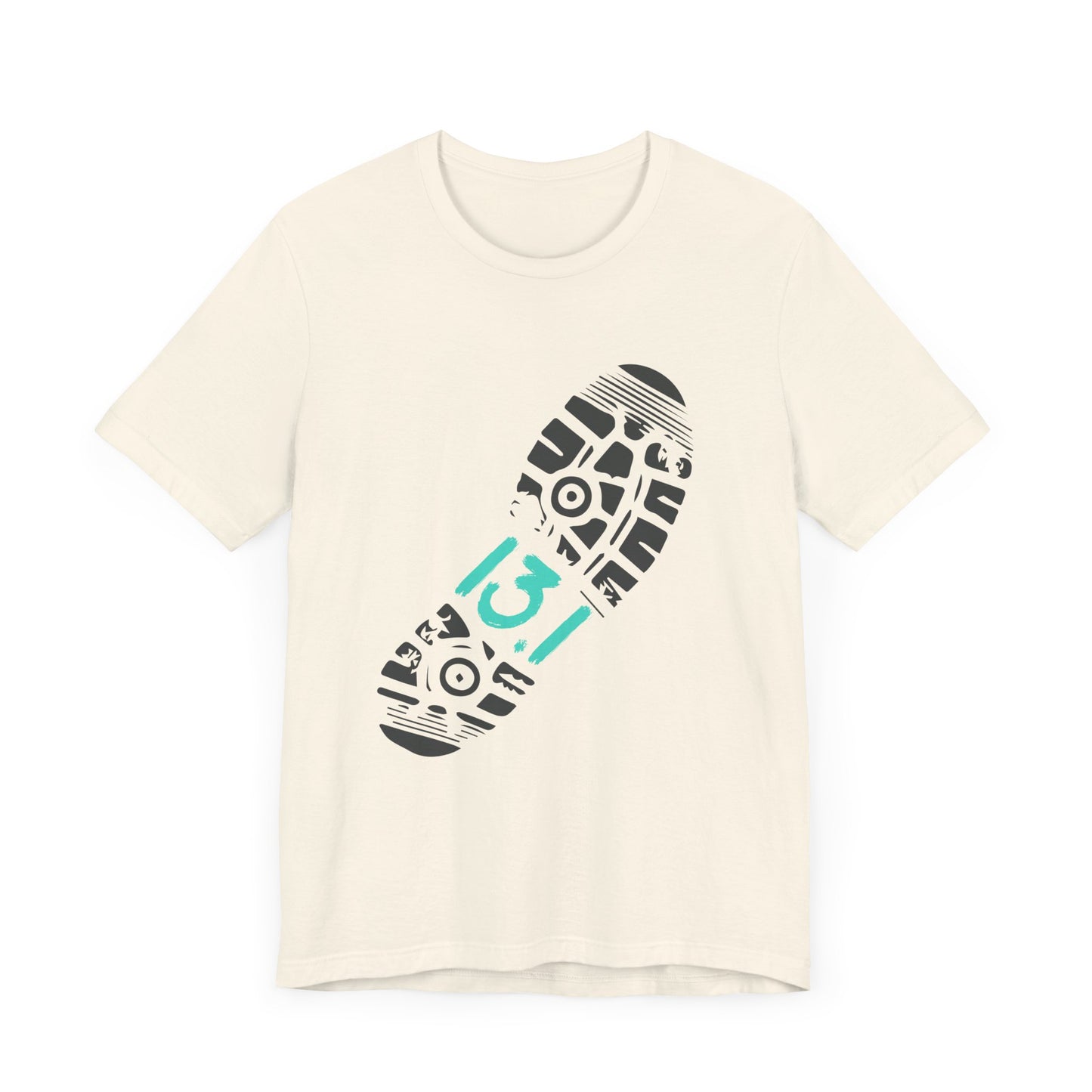 13.1 Footprint T-Shirt / Half Marathon Running T-Shirt