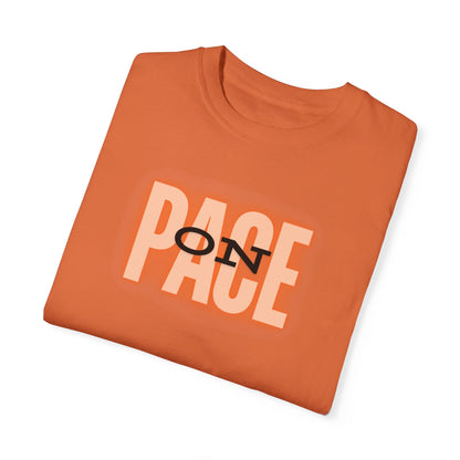 On Pace Unisex Garment-Dyed T-Shirt / Running T-Shirt