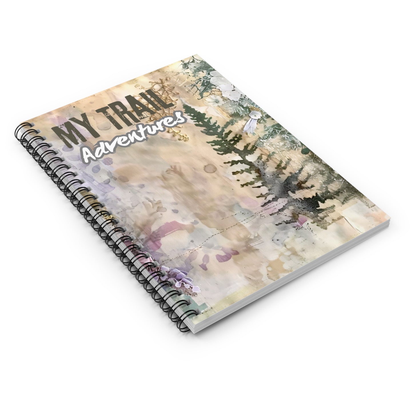 My Trail Adventures Spiral Notebook / Nature-Inspired Journal for Outdoor Enthusiasts / Trail Runners Journal