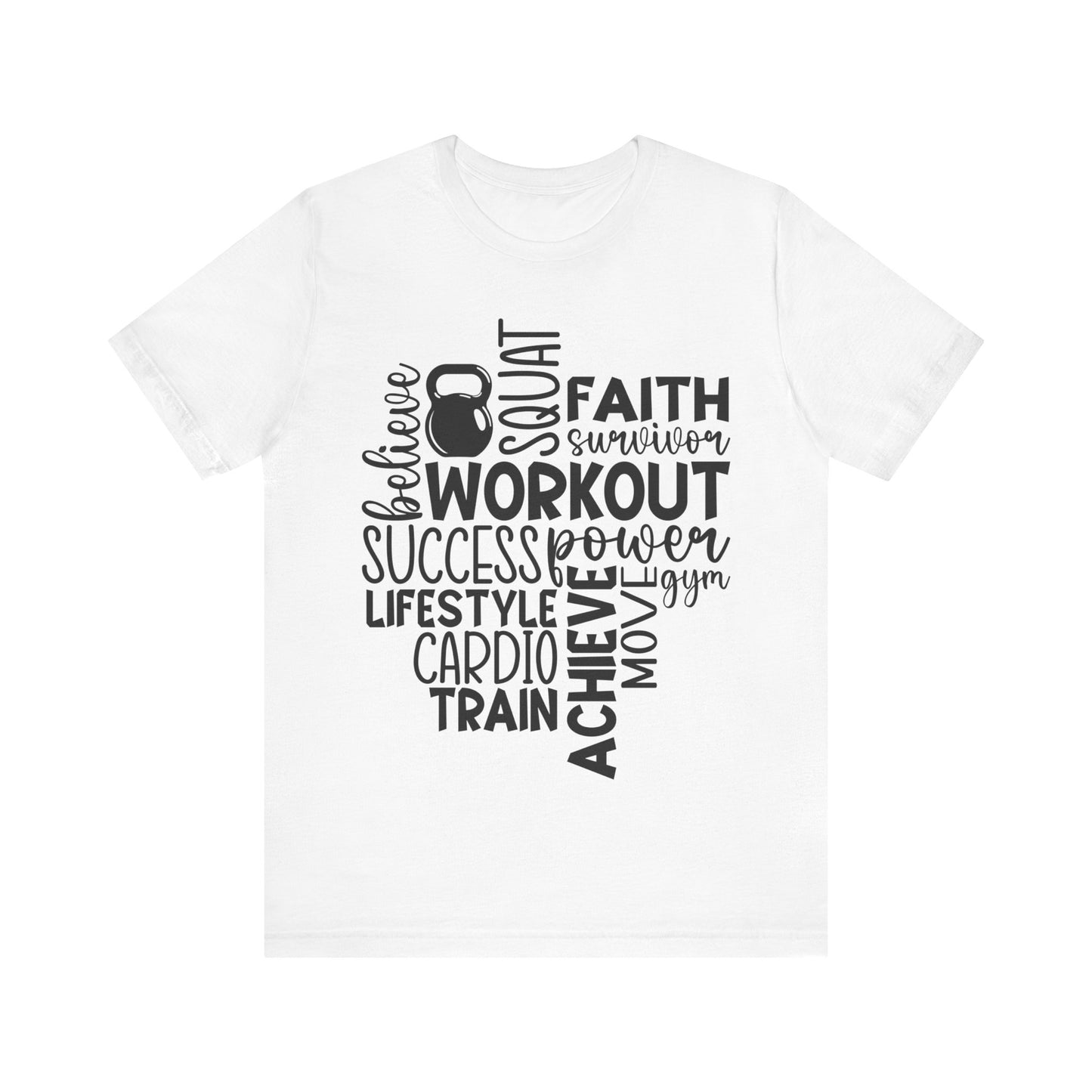 Workout Unisex Jersey Short Sleeve Tee / ontherun T-Shirt