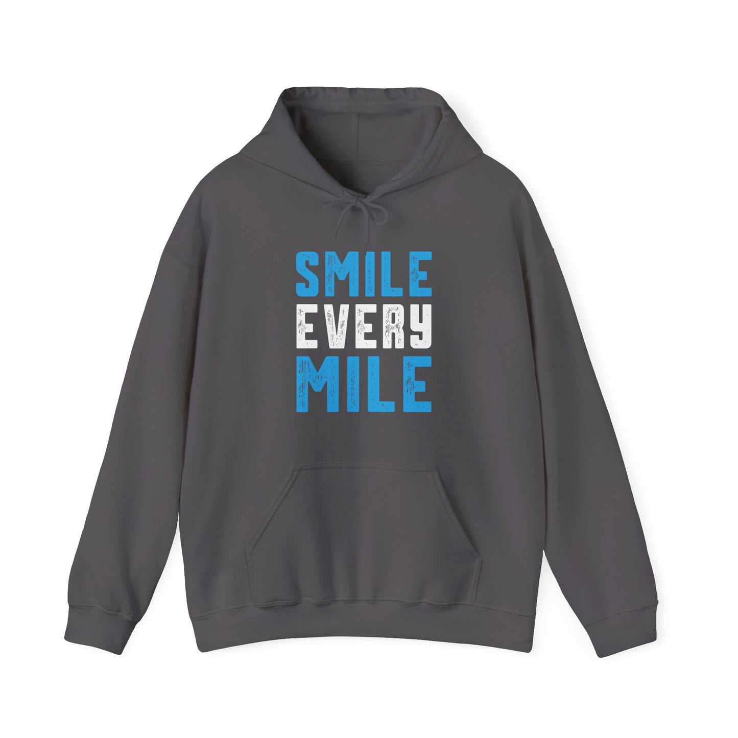 Smile Every Mile Unisex Heavy Blend Hooded Sweatshirt / Running Hoodie