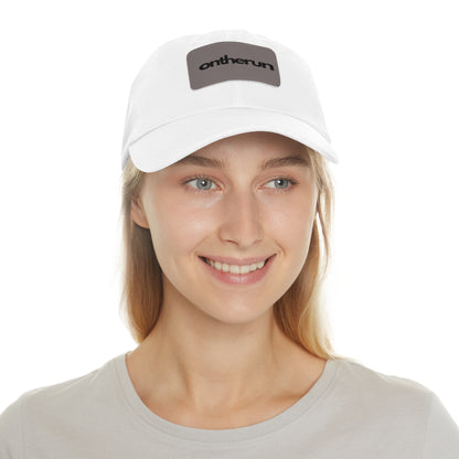 ontherun Hat with Leather Patch (Rectangle) / ontherun Hat