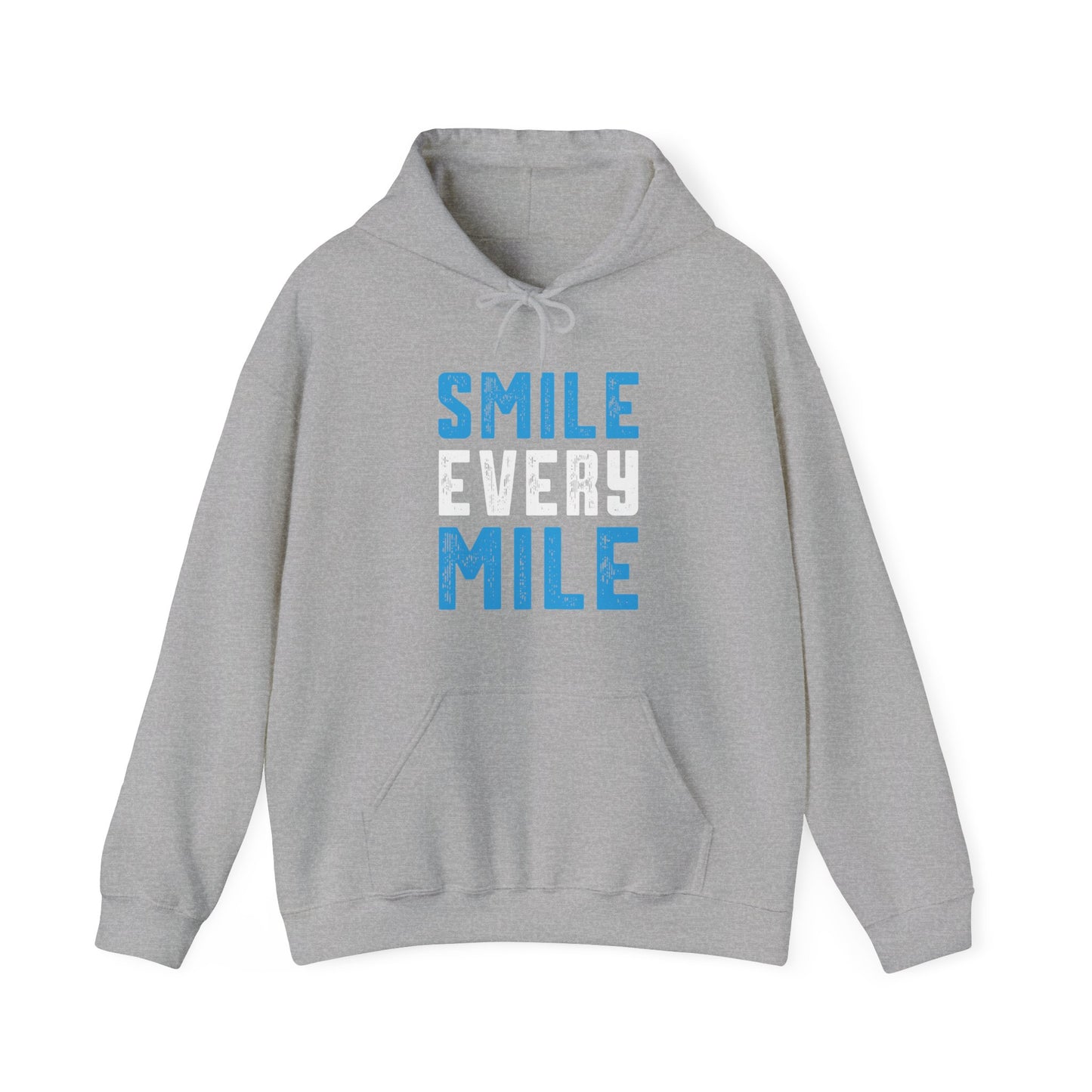 Smile Every Mile Unisex Heavy Blend Hooded Sweatshirt / Running Hoodie