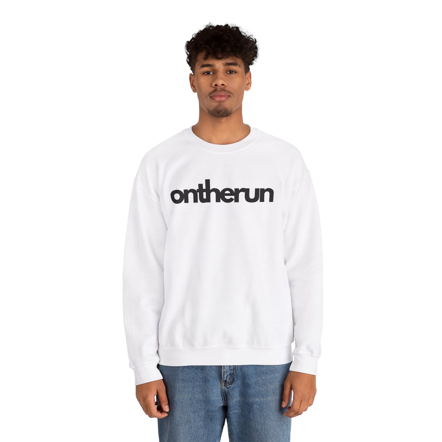 ontherun Unisex Heavy Blend Crewneck Sweatshirt / Running Sweatshirt