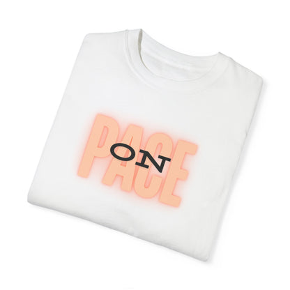 On Pace Unisex Garment-Dyed T-Shirt / Running T-Shirt